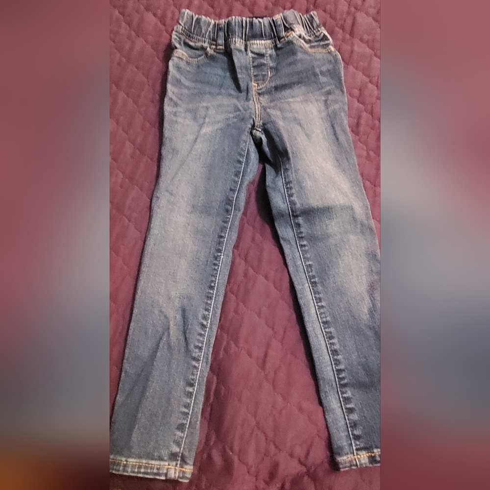 GAP Kids Blue Skinny Jeans Distressed Denim